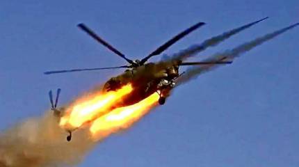 Русские вертолеты вблизи: сирийцы сняли захватывающее видео