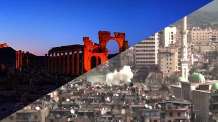 Пальмира изранена в боях за Алеппо