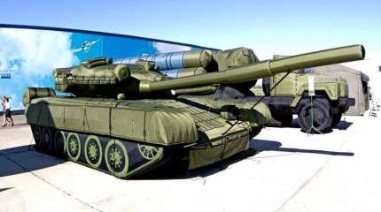Первое боевое применение «надувных» танков произошло в Сирии