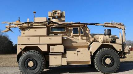 ВВС США закупают броневики с лазерной установкой разминирования