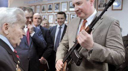 Дмитрий Рогозин предложил организовать концерн «Калашников»