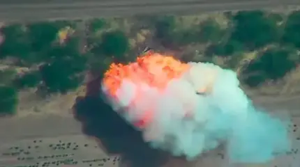 Самая мощная САУ НАТО PzH 2000 уничтожена прямым попаданием авиабомбы