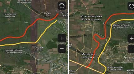 Представитель властей ДНР на картах отметил продвижение наших войск к западу от Донецка за вчерашний день