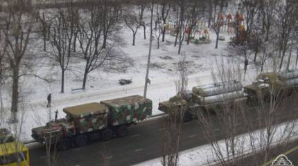 Одесситов напугала военная техника на улицах города