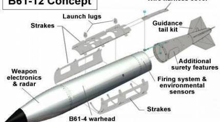 «Боинг» сделает ядерную авиабомбу В61 планирующей и управляемой