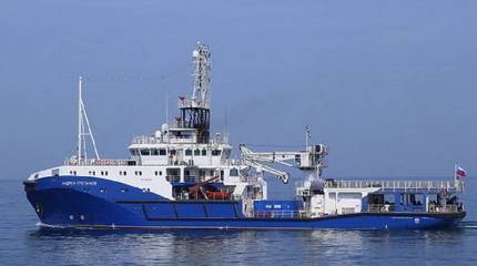 Первый серийный морской буксир проекта 23470 вышел на ходовые испытания