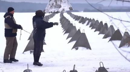 Появились кадры обустройства линий обороны ВСУ в Черниговской области