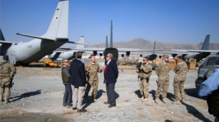 16 военных транспортников в Афганистане неожиданно превратились в металлолом