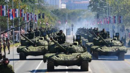 «Теперь имеется серьёзное оружие»: новые боевые системы на параде в Сербии