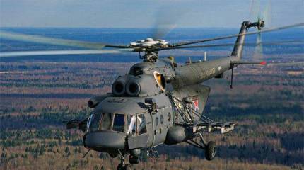 Под Новосибирском экипажи транспортно-штурмовых вертолётов провели учения по локализации условного зарубежного конфликта
