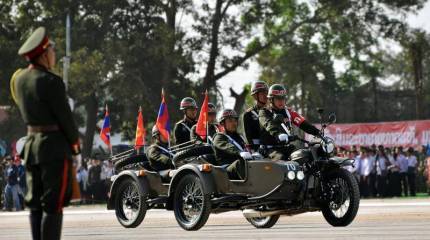 Армия Лаоса пересела на российские мотоциклы "Урал"