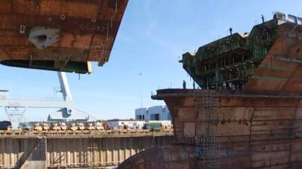 В США заканчивают строительство второго авианосца John F. Kennedy (CVN 79)