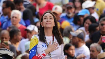 Венесуэлка Мария Мачадо согласна разделить свою Нобелевскую премию с Трампом