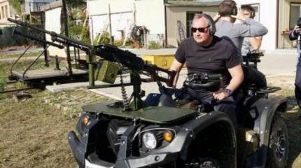 Испытан новый боевой квадроцикл брянского производства