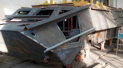 На украинском предприятии начали серийное производство корпусов для бронетранспортёров БТР-4Е