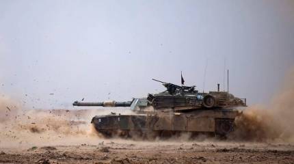 Появились кадры обучения украинских военных на американских танках Abrams