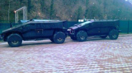 Новые прототипы бронеавтомобиля «Каратель»