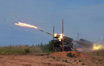 Под Славянском уничтожена система залпового огня «Град» украинских силовиков