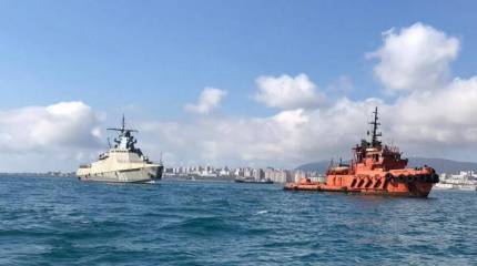 Третий корвет проекта 22160 «Павел Державин» отбуксирован в Новороссийск