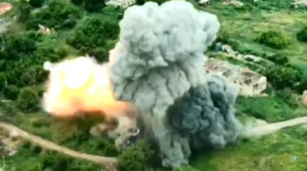 Беспощадная меткость: ФАБ-500 нашли вэсэушников в заброшенных домах