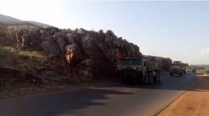 Новая турецкая военная колонна идёт в Сирию. Уже к границам Латакии