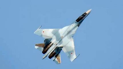 Российский многоцелевой истребитель Су-35С авиации ВВО упал в Охотское море