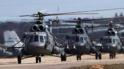 Авиачасть в ЗВО получила звено Ми-8МТВ-5