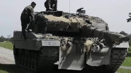 Танку Leopard оторвало башню на полигоне в Польше из-за действий украинского экипажа