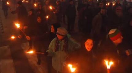 Полиция Болгарии не позволила неонационалистам провести факельное шествие
