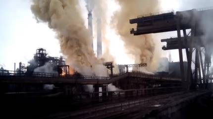 На коксохимическом заводе в Кривом Роге произошел выброс химикатов