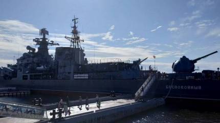 Американцы комментируют хищение двух бронзовых винтов с российского эсминца