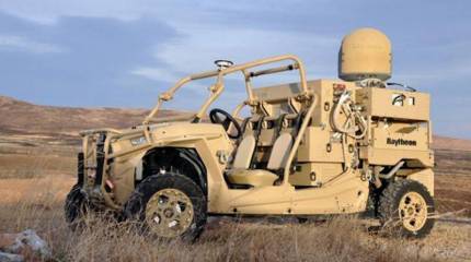 ВВС США получили первый боевой лазер на базе  багги MRZR