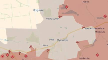 Связанный с ГУР Украины ресурс показывает отсутствие контроля ВСУ в Мирнограде