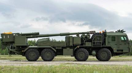 Минобороны подписало контракт на поставку в войска новейшей 152-мм САУ 2С43 «Мальва»