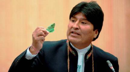 Президент Боливии Моралес подавляющим большинством голосов переизбран на третий срок