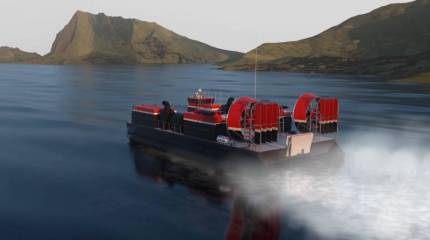 В России продолжается доработка подсистем и устройств судна на воздушной подушке «Хаска-10»