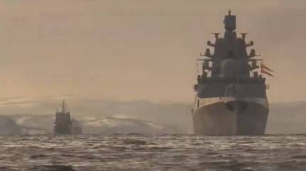 Отряд кораблей Северного флота прибыл во Владивосток