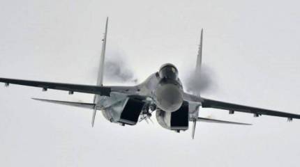 Лётчики ВВО проверили Су-35 на сверхманёвренность