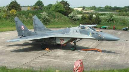 МиГ-29 ВВС Польши разбился неподалёку от границ Калининградской области