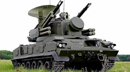 Зенитный ракетно-пушечный комплекс "Тунгуска". Инфографика