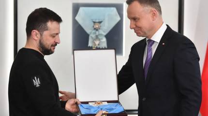 Зеленского лишили высшей награды Польши - ордена Белого орла