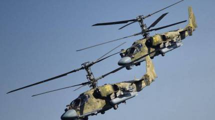 Авиация ВВО получила четыре вертолета Ка-52 «Аллигатор»