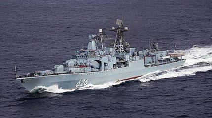 БПК "Вице-адмирал Кулаков" вошёл в Красное море