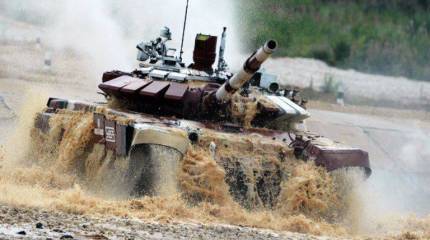 Российские танкисты готовятся к очередному биатлону