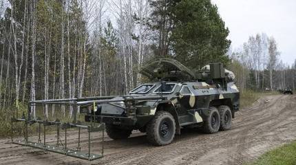 Машина дистанционного разминирования «Листва» получит новую СВЧ-пушку