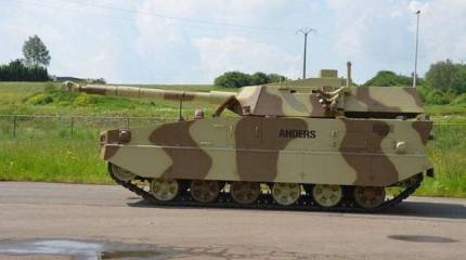 Польский легкий танк LC-08 «Anders»  получает башенную часть  CT-CV с 105-мм орудием