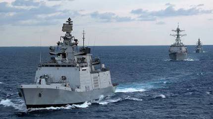 ВМС Индии приняли на вооружение третий фрегат класса «Шивалик»