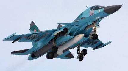 Фронтовой бомбардировщик Су-34 будет принят на вооружение в этом году