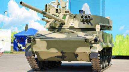 Новейшая самоходка ВДВ РФ "Лотос" умеет стрелять минами НАТО