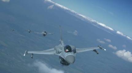 Разбился очередной американский истребитель F-16